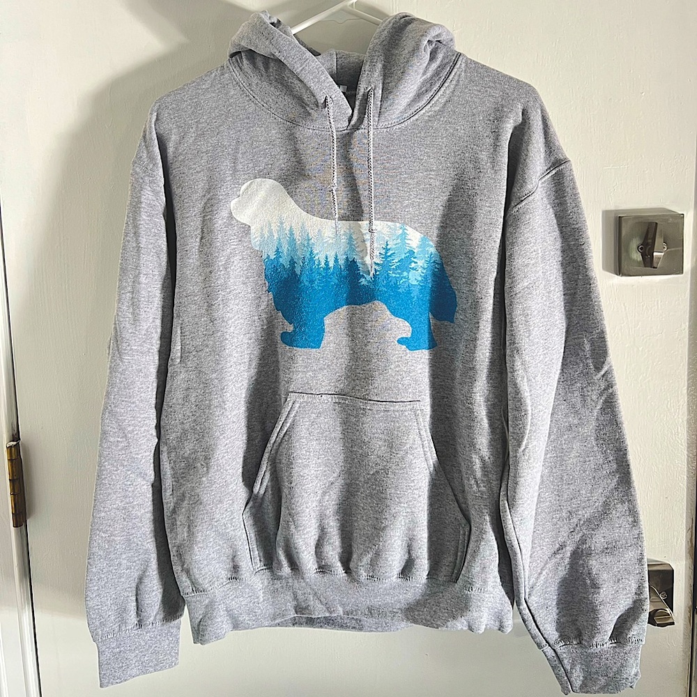 Like new Cavalier King Charles Spaniel mountains hoodie sweatshirt from Etsy